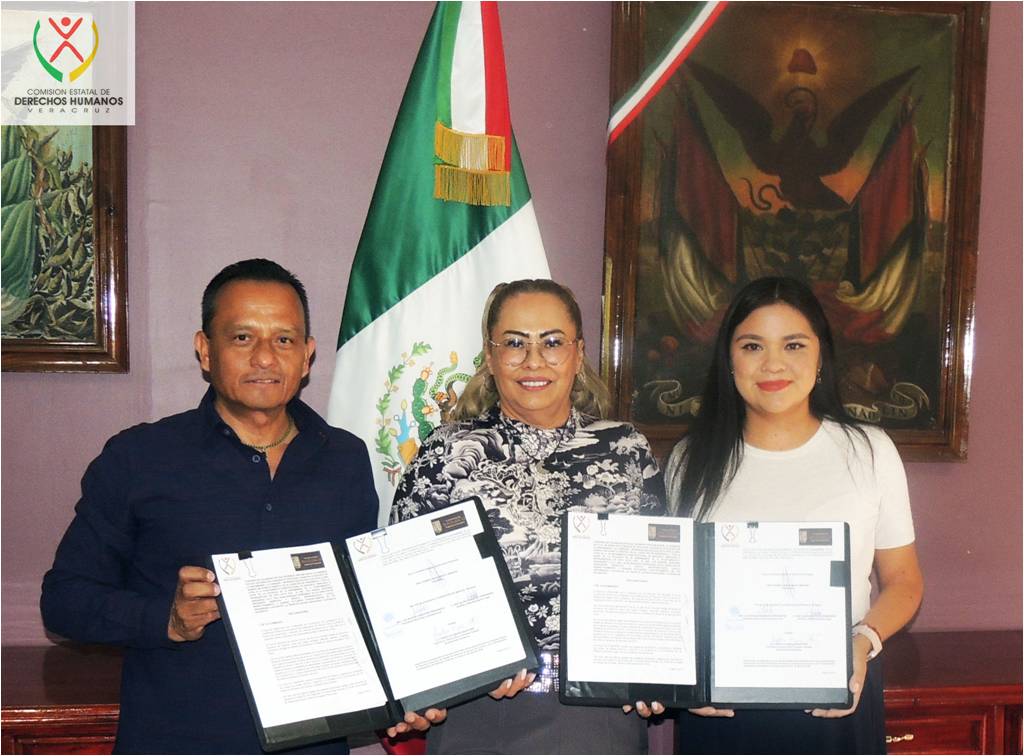 Signa CEDH Veracruz y Ayuntamiento de Naolinco convenio de colaboracin